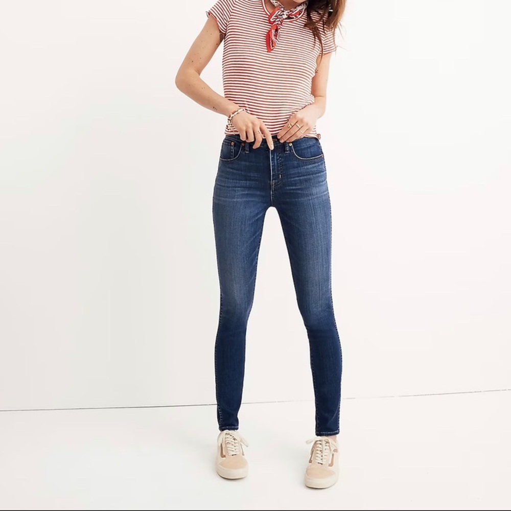 Madewell 10” High Rise Skinny Jeans